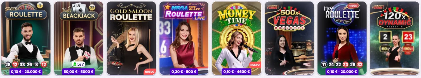 Casino en vivo 